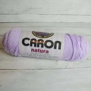 Caron Natura  SOFT LILAC  #30 3oz 1 Skein Yarn No Dye